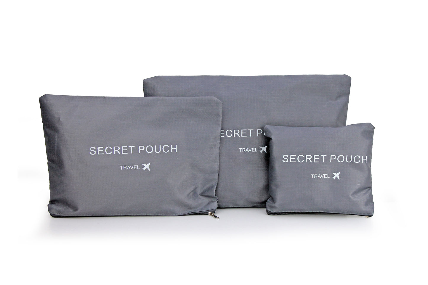 Organizéry "SECRET POUCH" do kufru, šedé